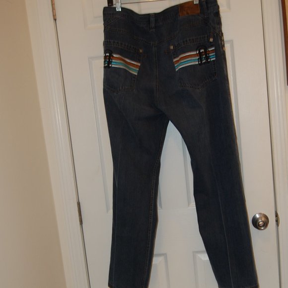 NOTORIOUS BIG Men's  Blue Jeans Size 38 Waist 36 Inseam - Picture 3 of 14